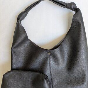 Vegan Leather Hobo Purse Set